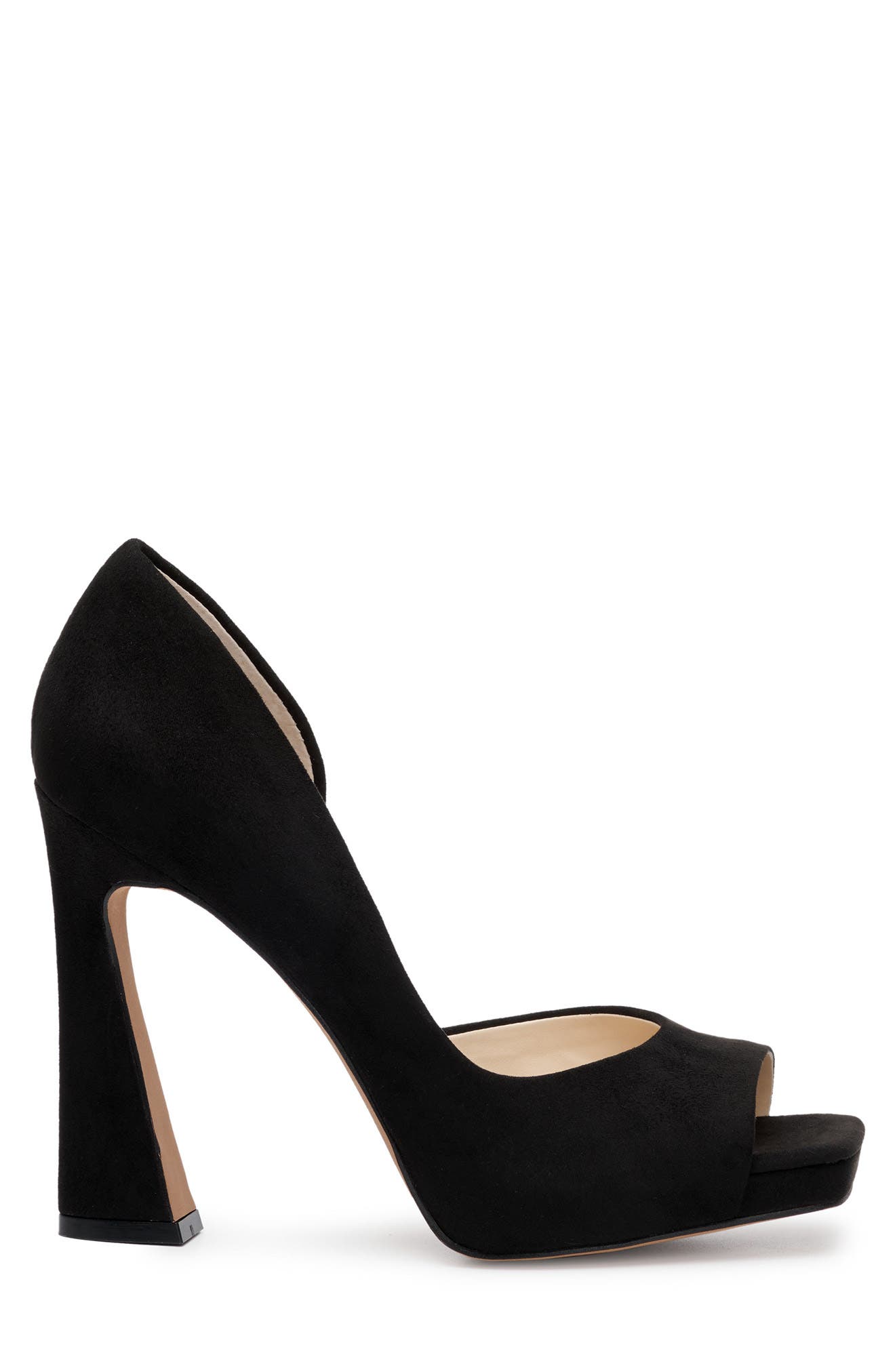 Jessica Simpson Chirla Half d'Orsay Peep Toe Pump, Alternate, color, 