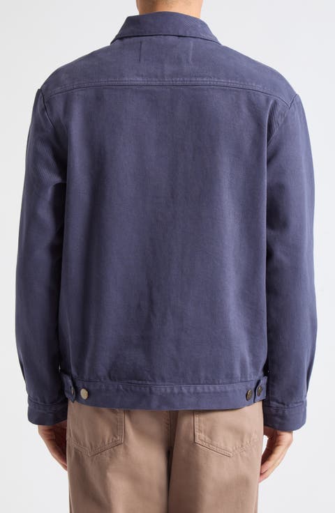 Western Embroidered Cotton Zip Jacket