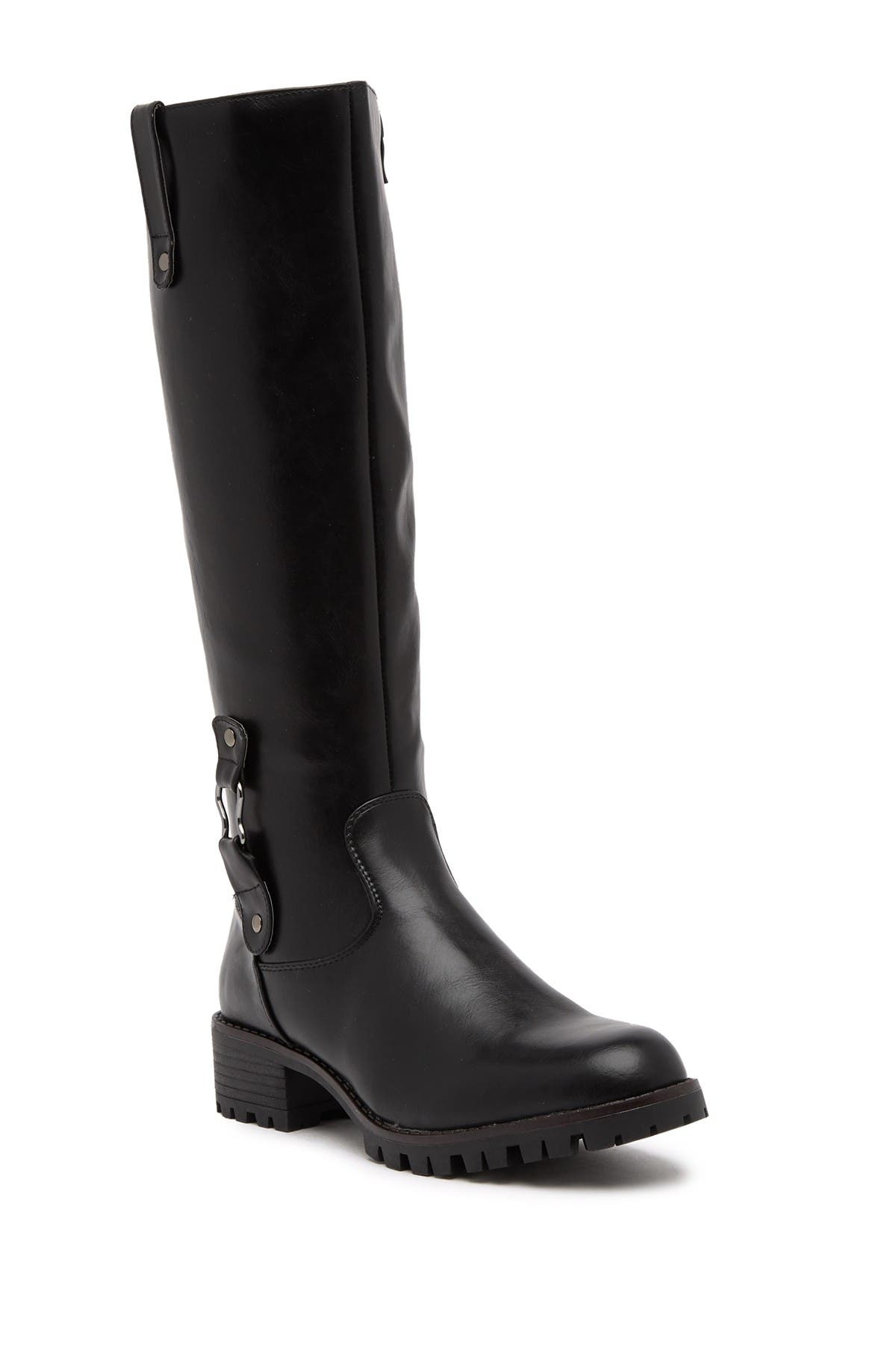 AQUATHERM BY SANTANA CANADA Betty Waterproof Faux Fur Lined Knee-High Boot, Main, color, 