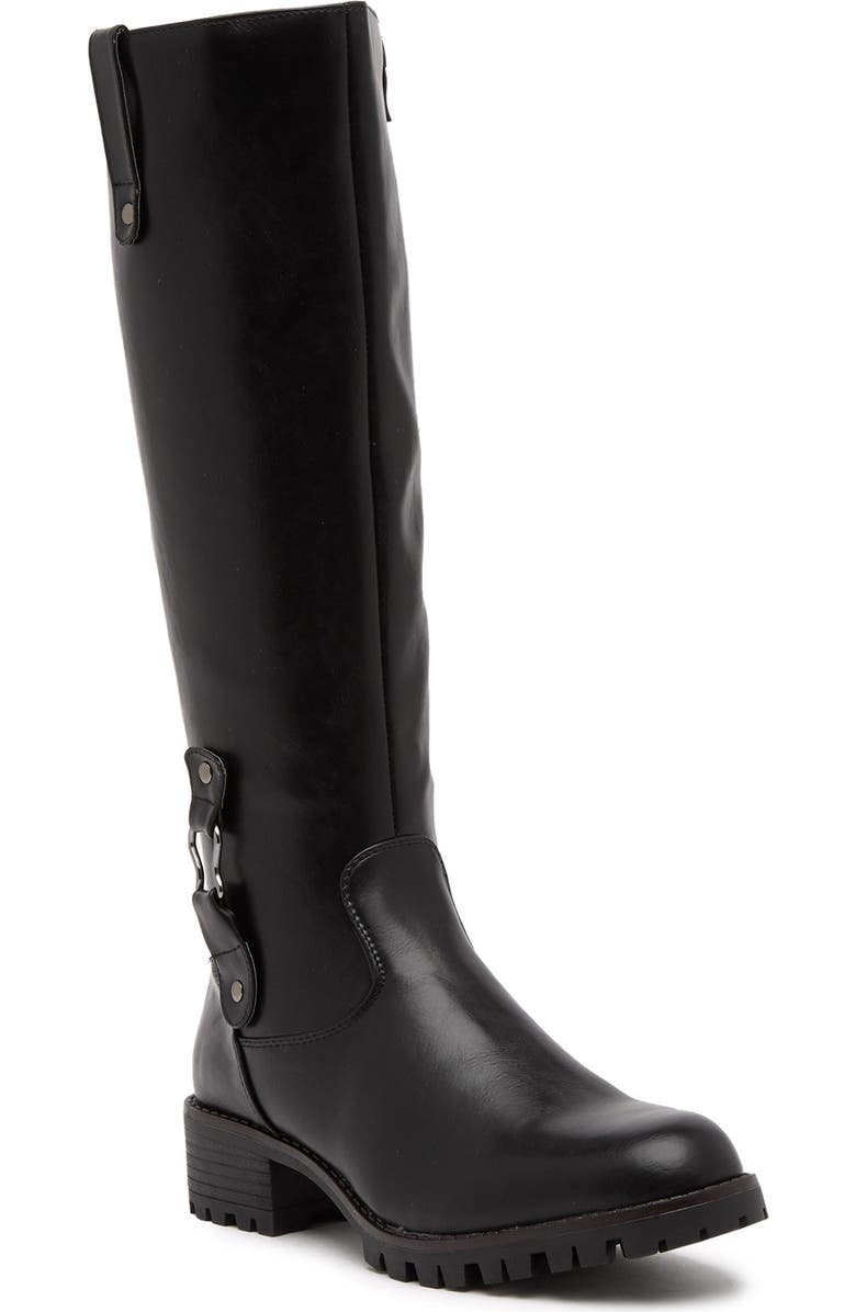AQUATHERM BY SANTANA CANADA Betty Waterproof Faux Fur Lined Knee-High Boot, Main, color,