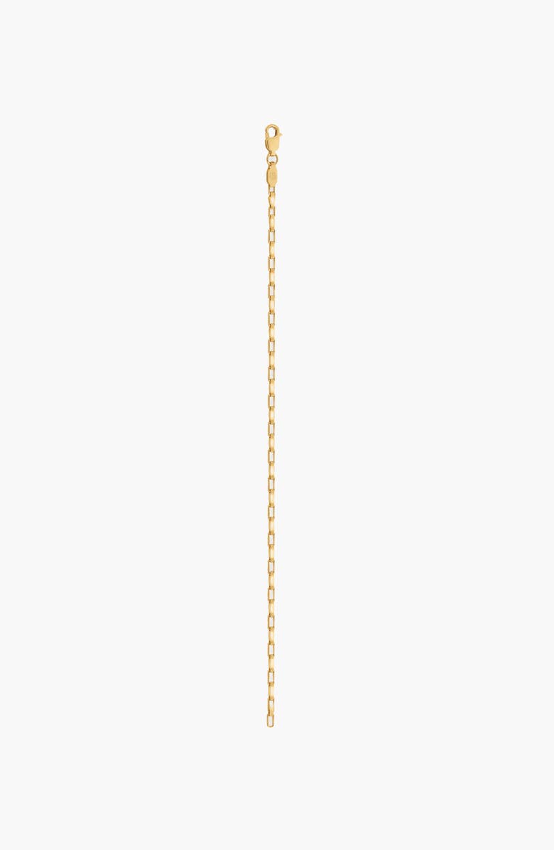 YOJ Mini Link Chain Bracelet in Gold, Alternate, color, Gold
