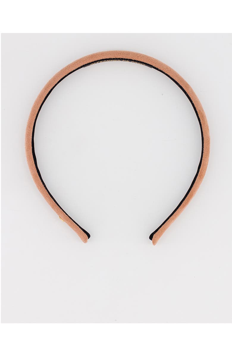 Alexandre de Paris Suede headband, Alternate, color, Brown