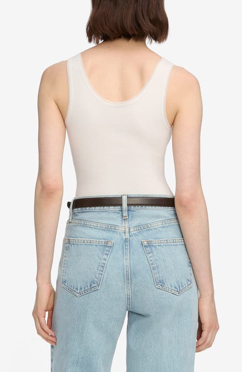 Frame The Mesh Trim Tank In White