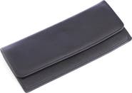 ROYCE New York Personalized RFID Blocking Leather Clutch Wallet