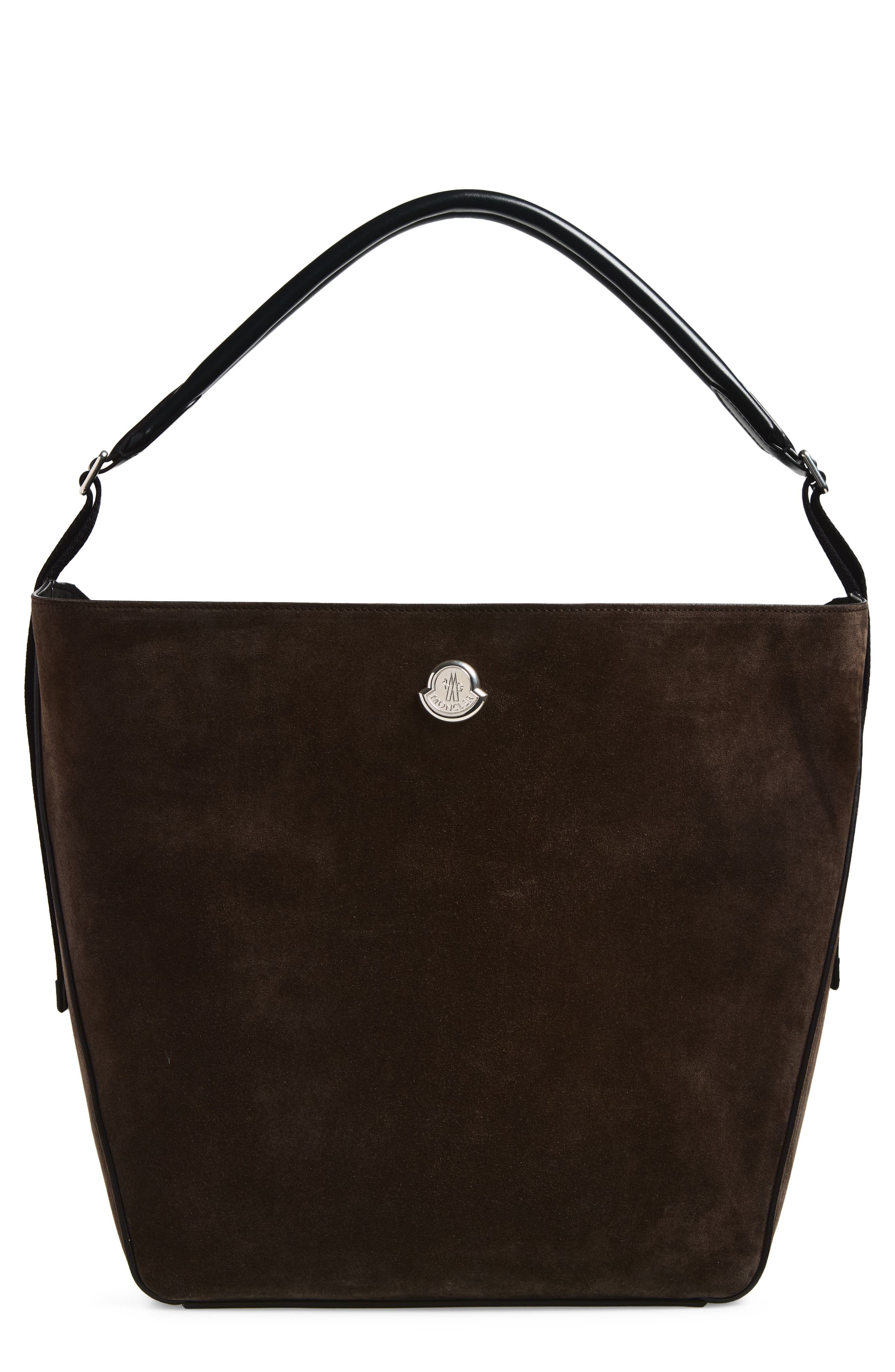 Carlo Leather Hobo Bag, Main, color, BROWN