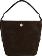 Moncler Carlo Leather Hobo Bag