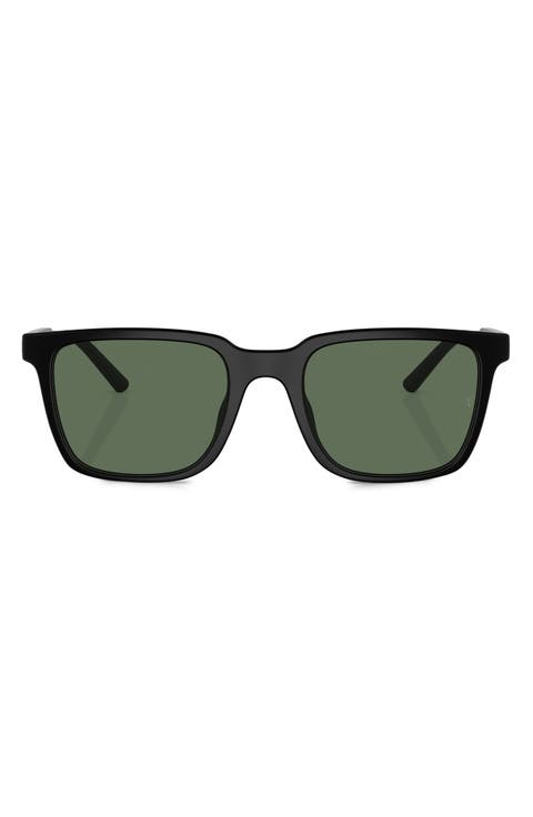 Roger Federer 52mm Polarized Rectangular Sunglasses