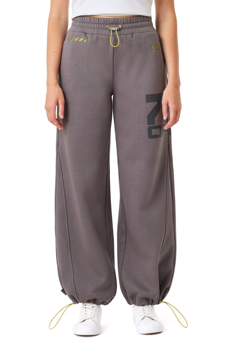 Bungee Wide Leg Sweatpants, Main, color, DARK GULL GRAY