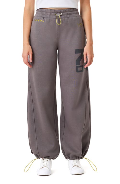 L/AB C/O OFF-WHITE Bungee Wide Leg Sweatpants in Dark Gull Gray at Nordstrom, Size Large