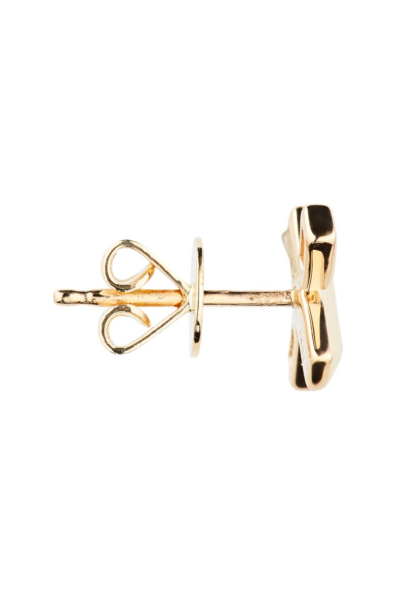 Reese Brooklyn Diamond X-Stud Earrings, Alternate, color, YELLOW GOLD/ DIAMOND