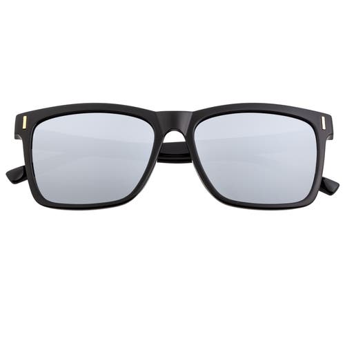 Breed Pictor Polarized Sunglasses In Black/silver