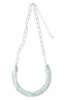 OLIVIA WELLES Emanuela Marbled Necklace