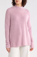 Eileen Fisher Raglan Sleeve Merino Wool Turtleneck Sweater