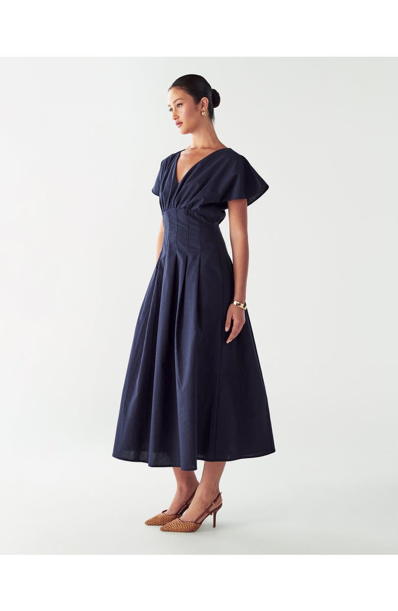 WILLA June Midi Dress, Alternate, color, Navy Blue