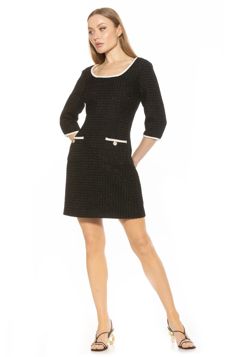 Alexia Admor Orla Scoop Neck Shift Dress, Alternate, color,