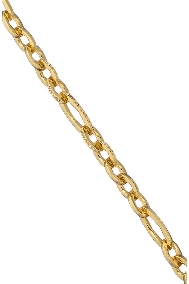 Shianne Crystal Shimmer Chain Bracelet, Alternate, color, GOLD TONE / CLEAR CRYSTAL
