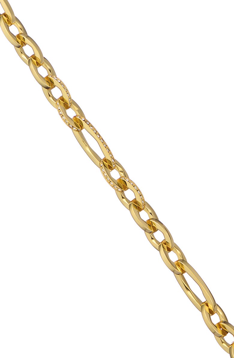 Ted Baker Shianne Crystal Shimmer Chain Bracelet, Alternate, color, Gold Tone / Clear Crystal