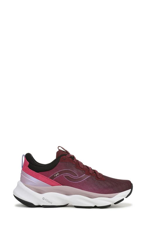 Ryka Rykä Elevate Lx Walking Sneaker In Burgundy