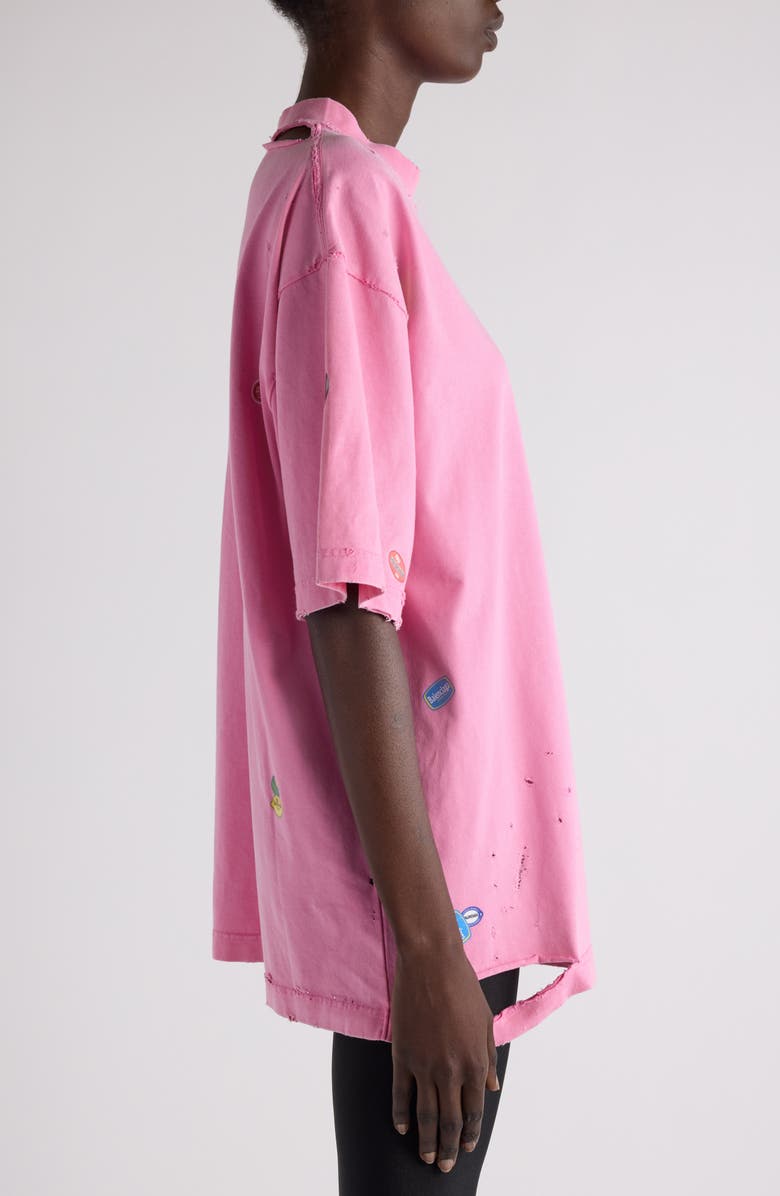 Medium Fit Fruity Distressed Graphic T-Shirt