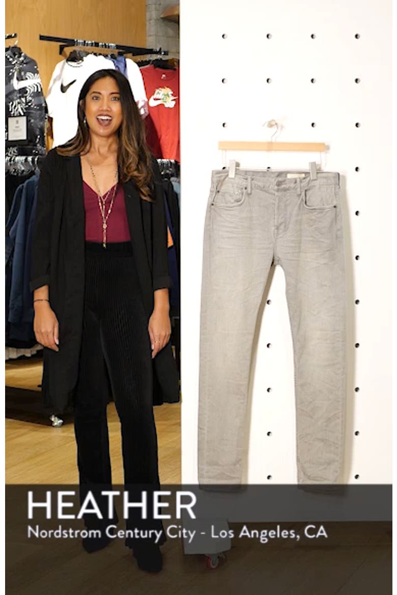 Raveline Cigarette Skinny Fit Jeans video