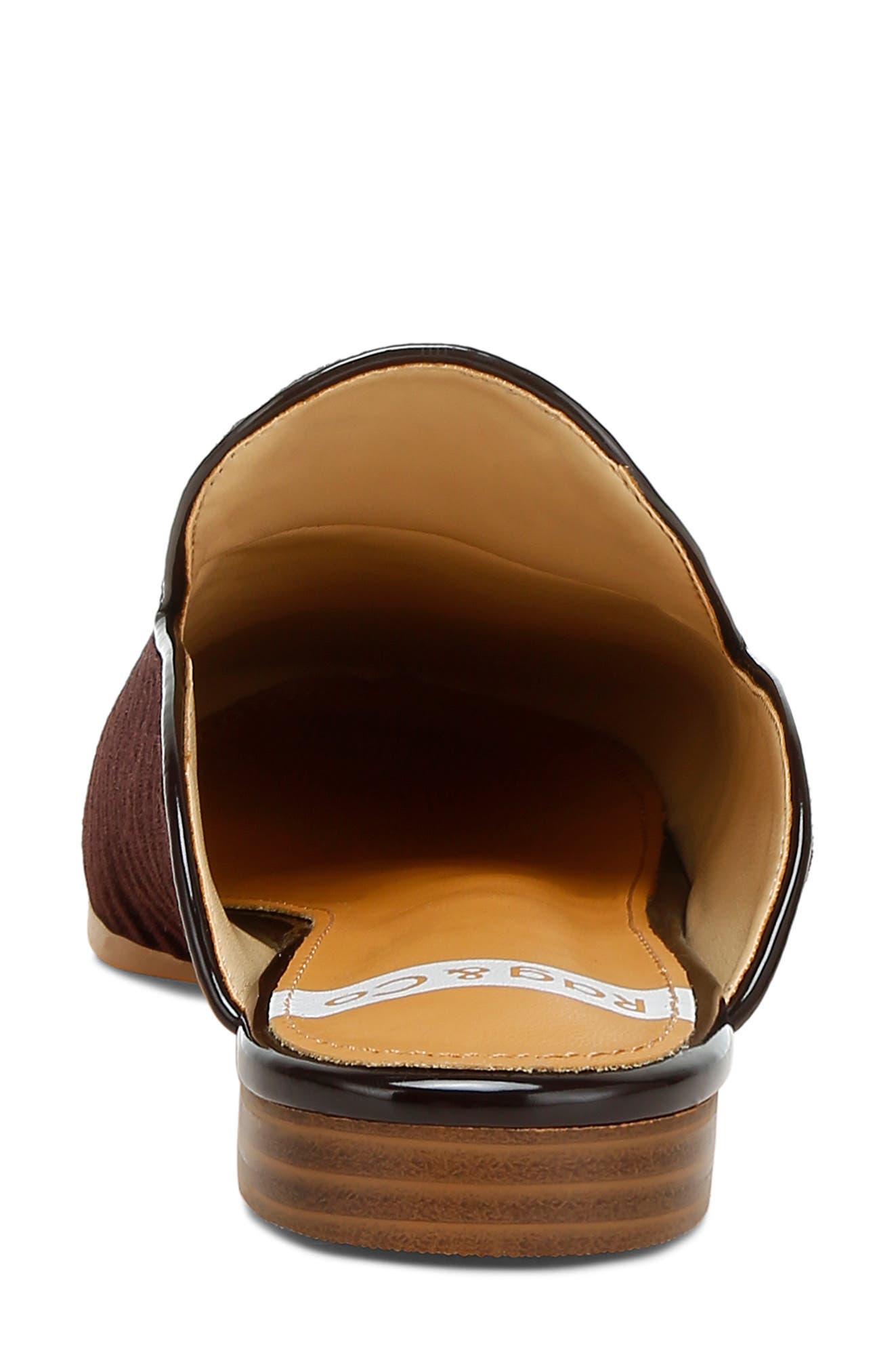 Rag & Co Ouzini Textured Velvet Mule, Alternate, color, Brown