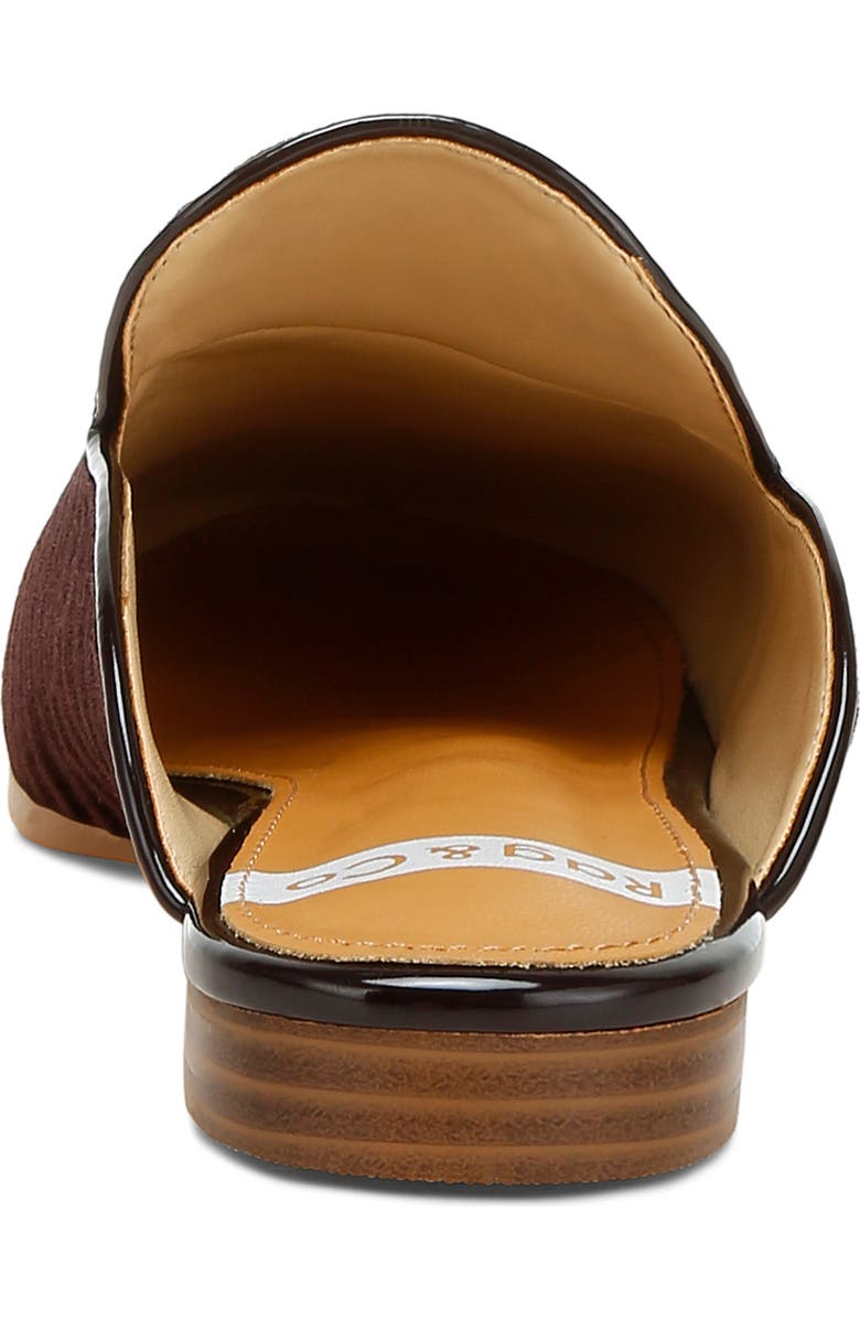 Rag & Co Ouzini Textured Velvet Mule, Alternate, color, Brown