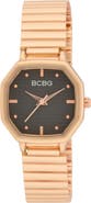 BCBG Octagon Quartz Bracelet Watch, 26mm