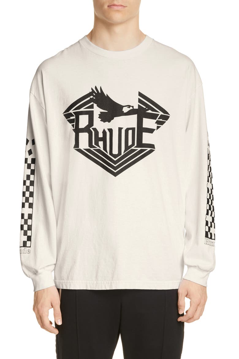 Rhanger Long Sleeve T-Shirt, Main, color, WHITE