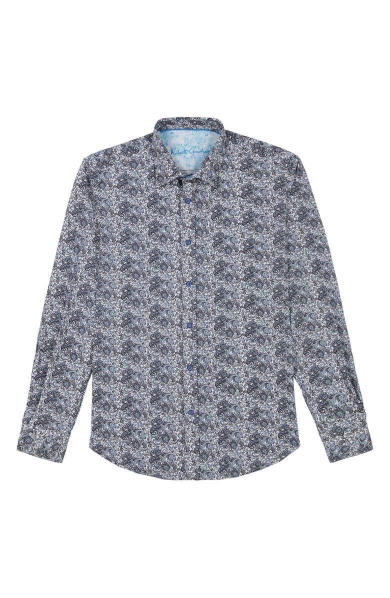 Robert Graham Fitzgerald Paisley Button-Up Shirt, Alternate, color, Multi