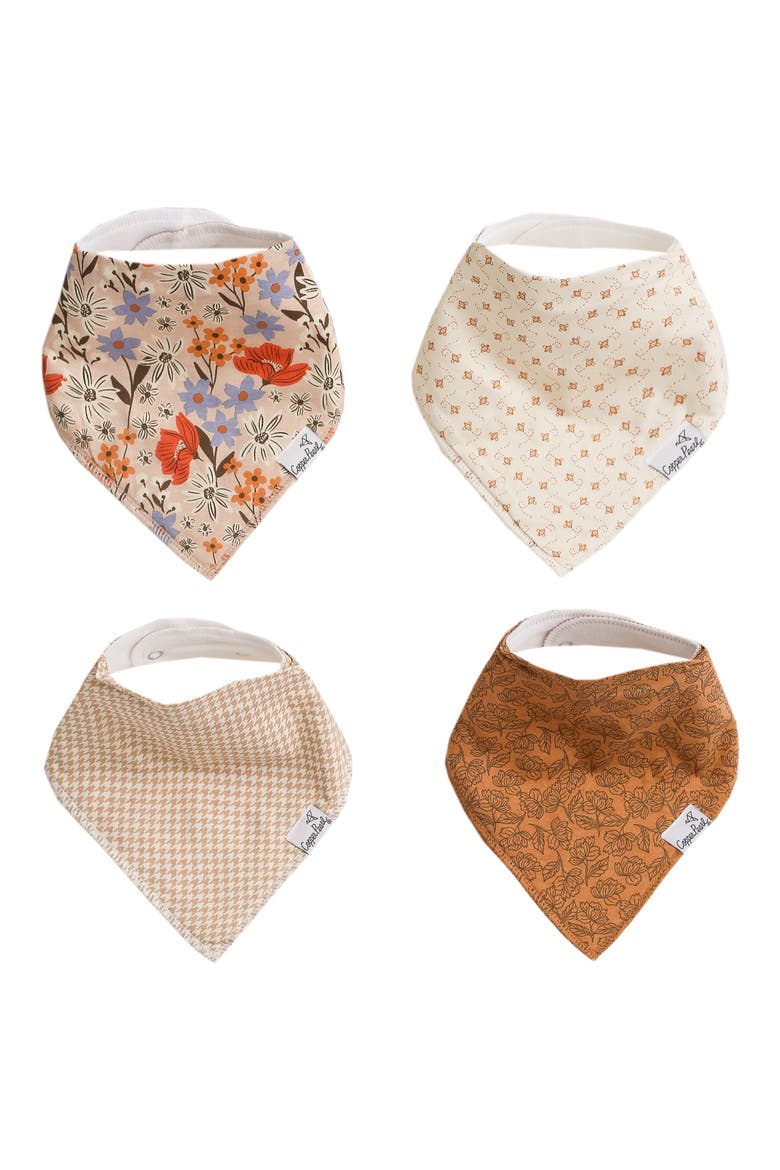 4-Pack Bandana Bibs, Main, color, EDEN