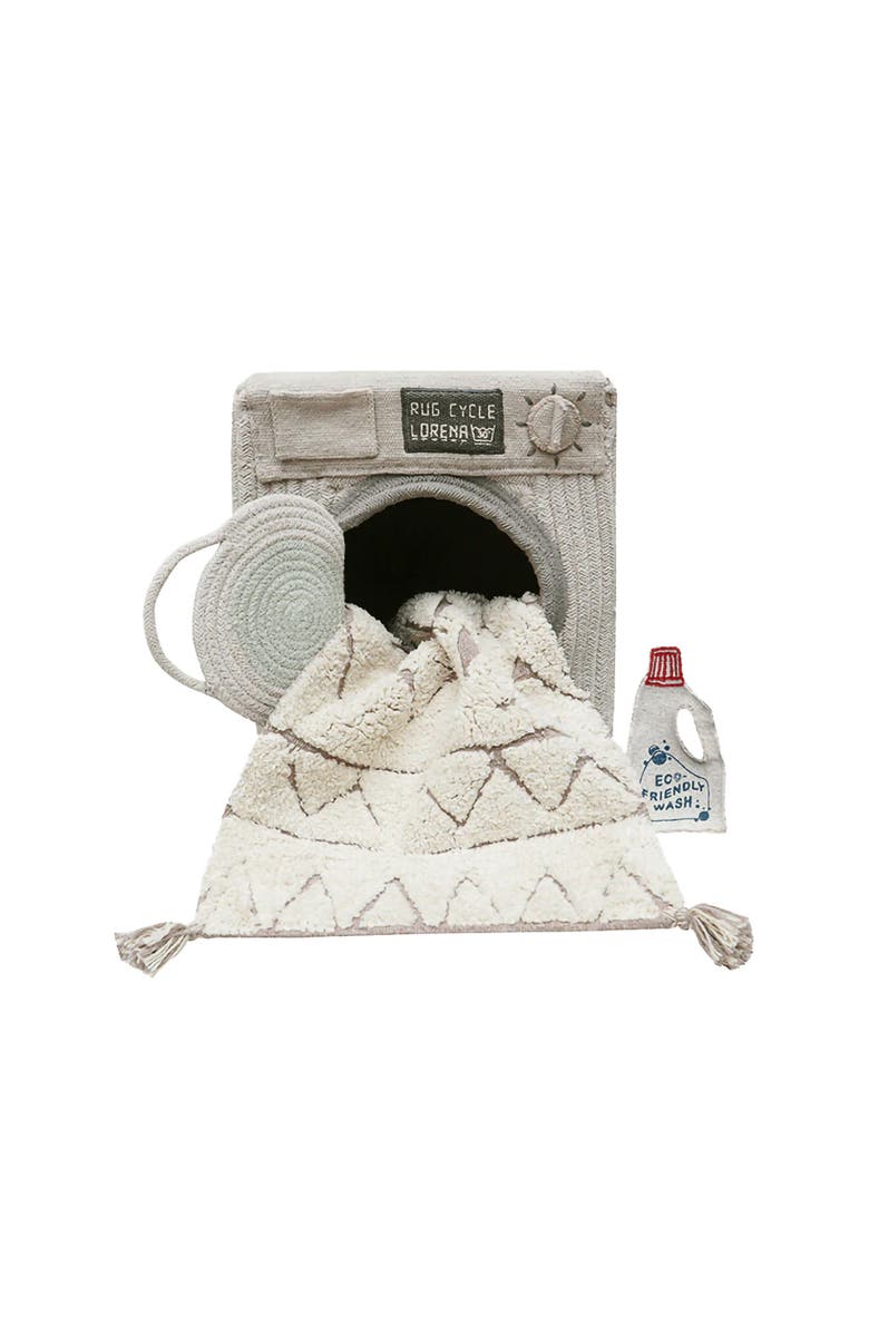 Lorena Canals Play Basket Washing Machine, Main, color, Grey