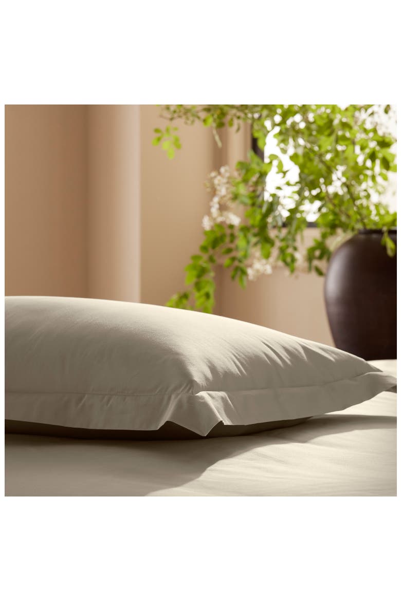 Signature Hemmed Duvet Set, Alternate, color, OAK