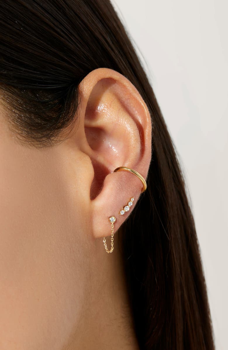 Ana Luisa Ear Climber Earrings - Bonny, Alternate, color, Gold