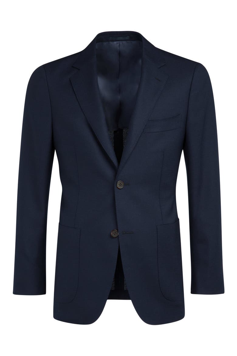 Slim Fit Navy Wool Sport Coat, Alternate, color, NAVY