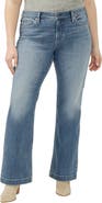 Silver Jeans Co. Elyse Curvy Mid Rise Bootcut Jeans