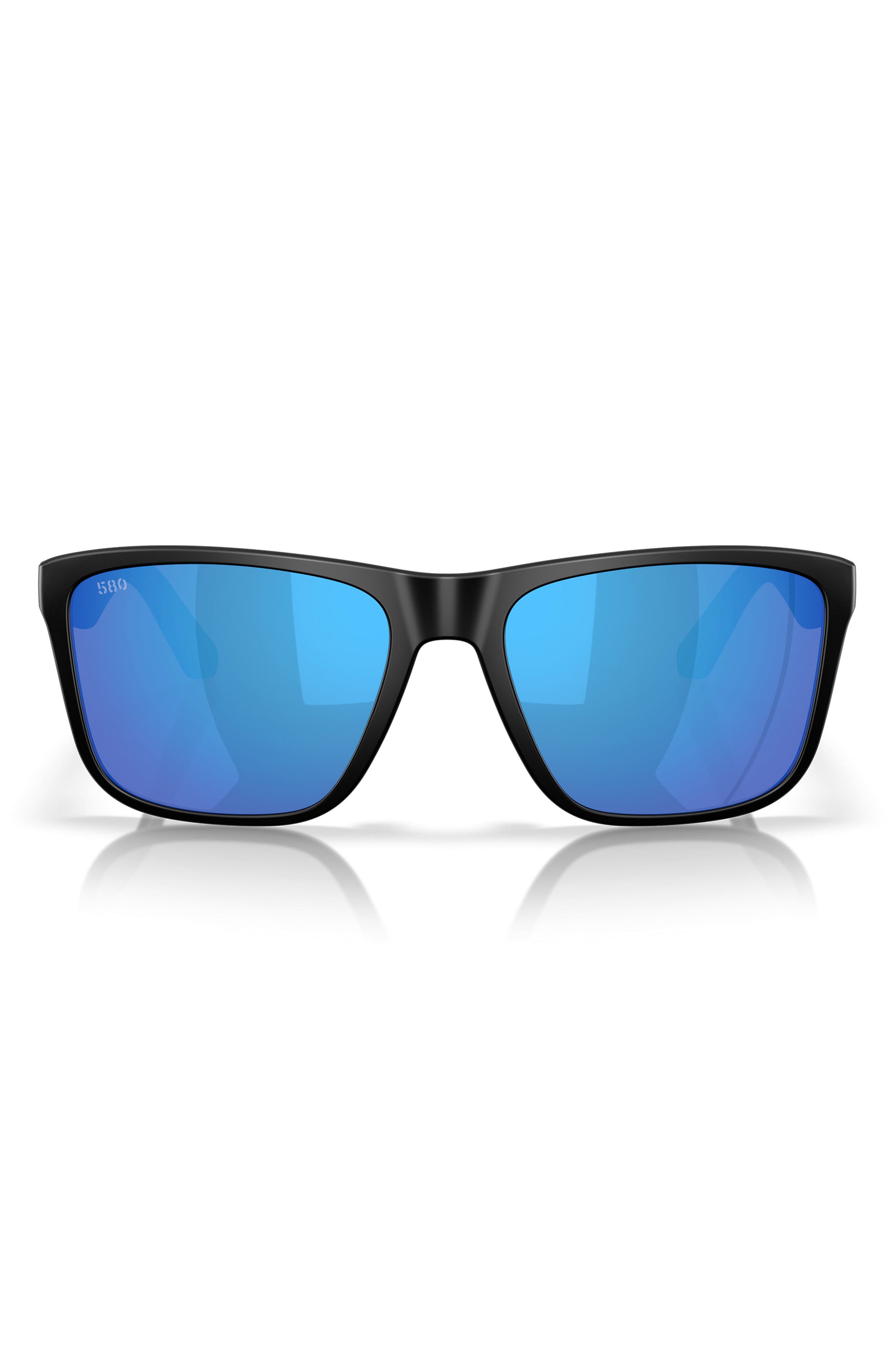 MATTE BLACK / BLUE MIRROR