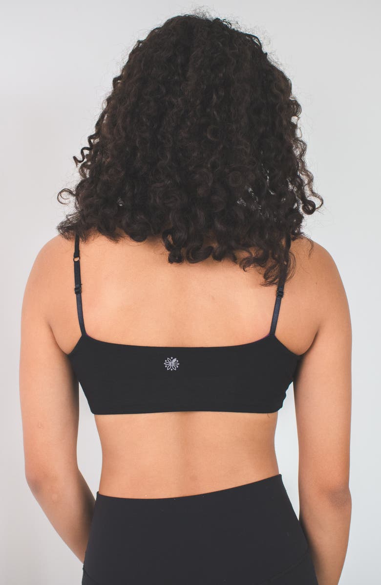 Bleuet Bleum Neutral Kids' Seamless Bra, Alternate, color, Black-Boysenberry