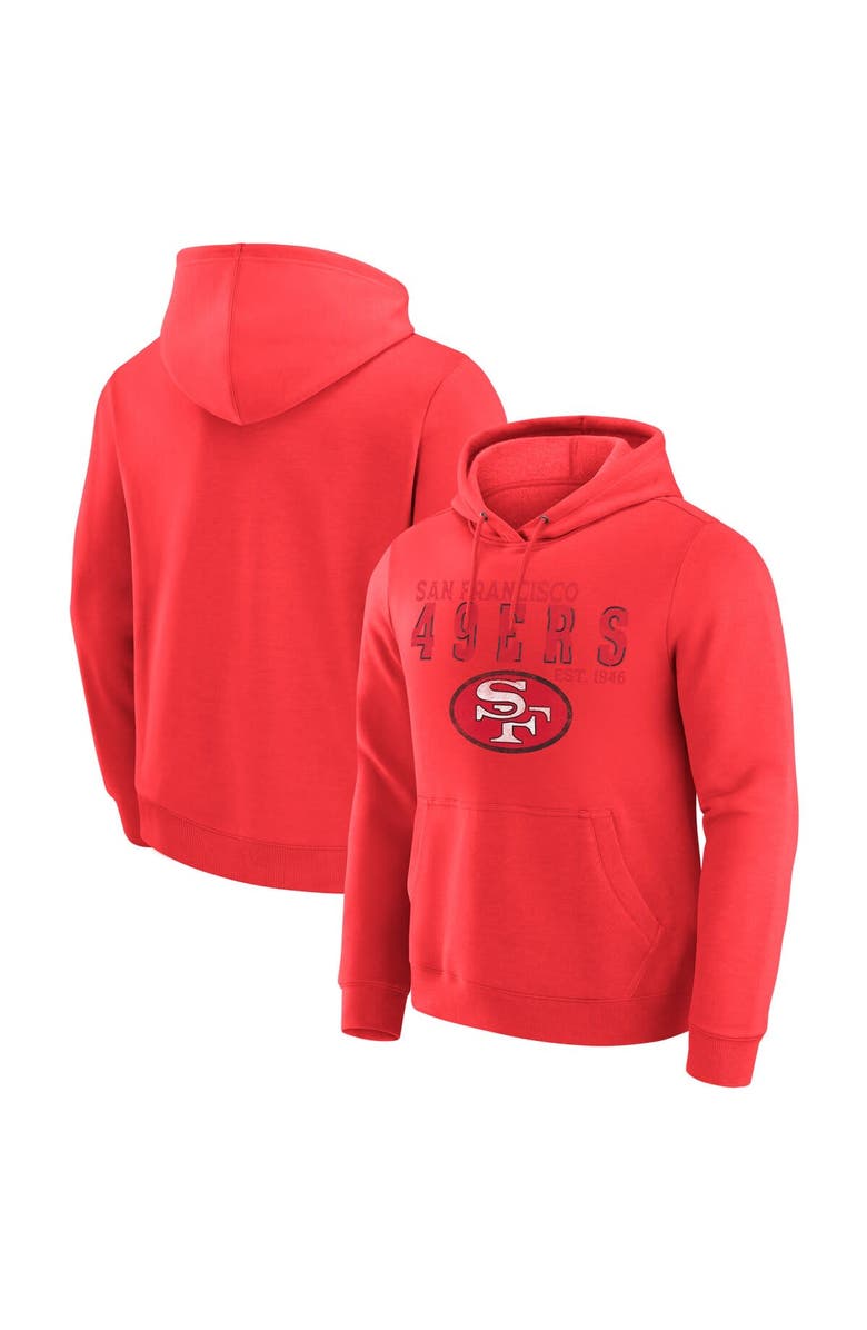 Darius Rucker Collection by Fanatics Men's Darius Rucker Collection by Fanatics  Scarlet San Francisco 49ers Hoodie, Main, color, Scarlet