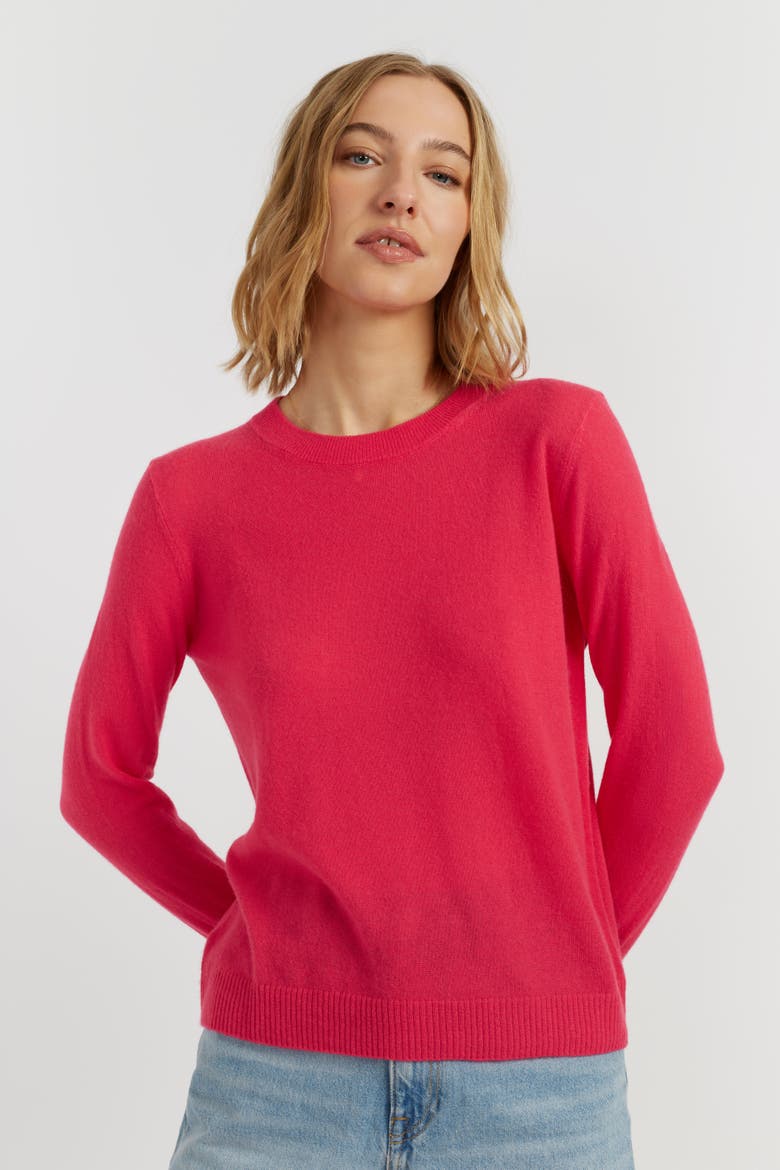 Air Cashmere Sweater, Main, color, Water Melon Pink