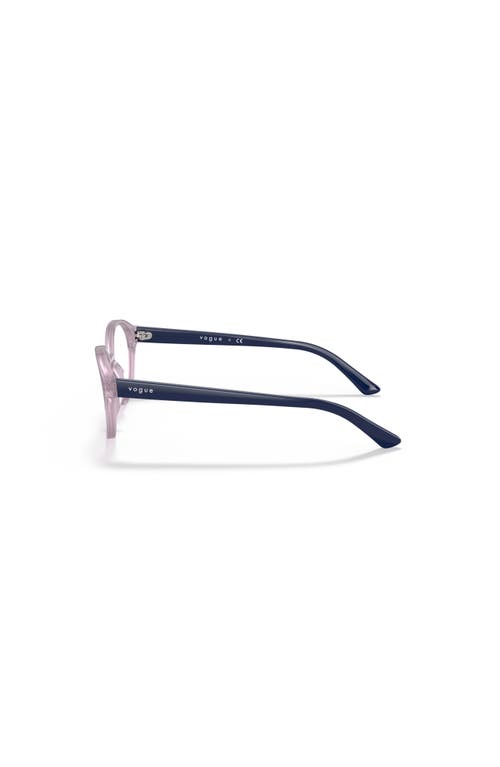 Vogue Eyewear 43mm Oval Optical Glasses In Purple