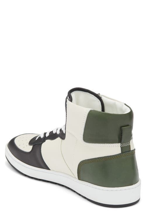 Collegium Pillar Destroyer High Top Sneaker In Green