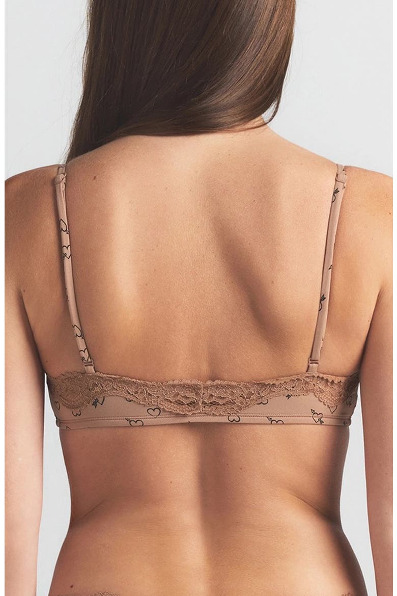 Fits Everybody Assorted 2-Pack Lace Bralettes, Alternate, color, ONYX AND SKETCHED HEARTS