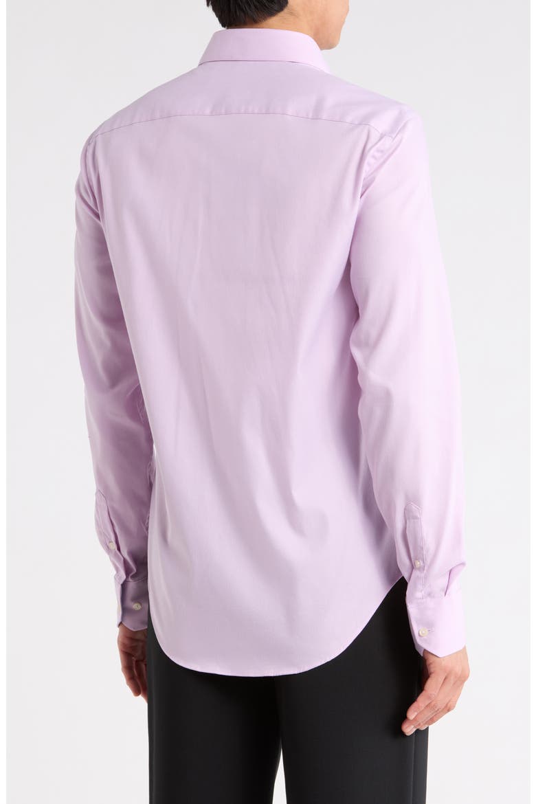 Slim Fit Advanced Tech Stretch Dress Shirt, Alternate, color, PINK