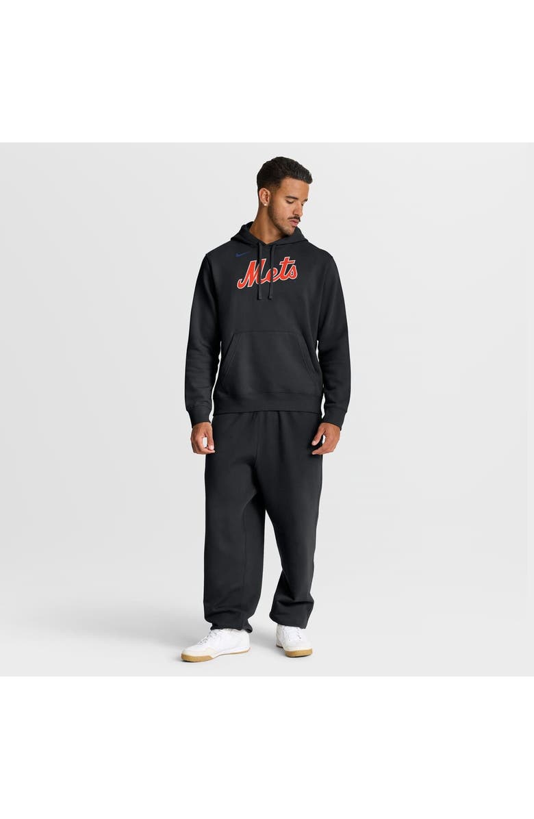Nike Men's Nike Black New York Mets Club Hoodie, Alternate, color, Black