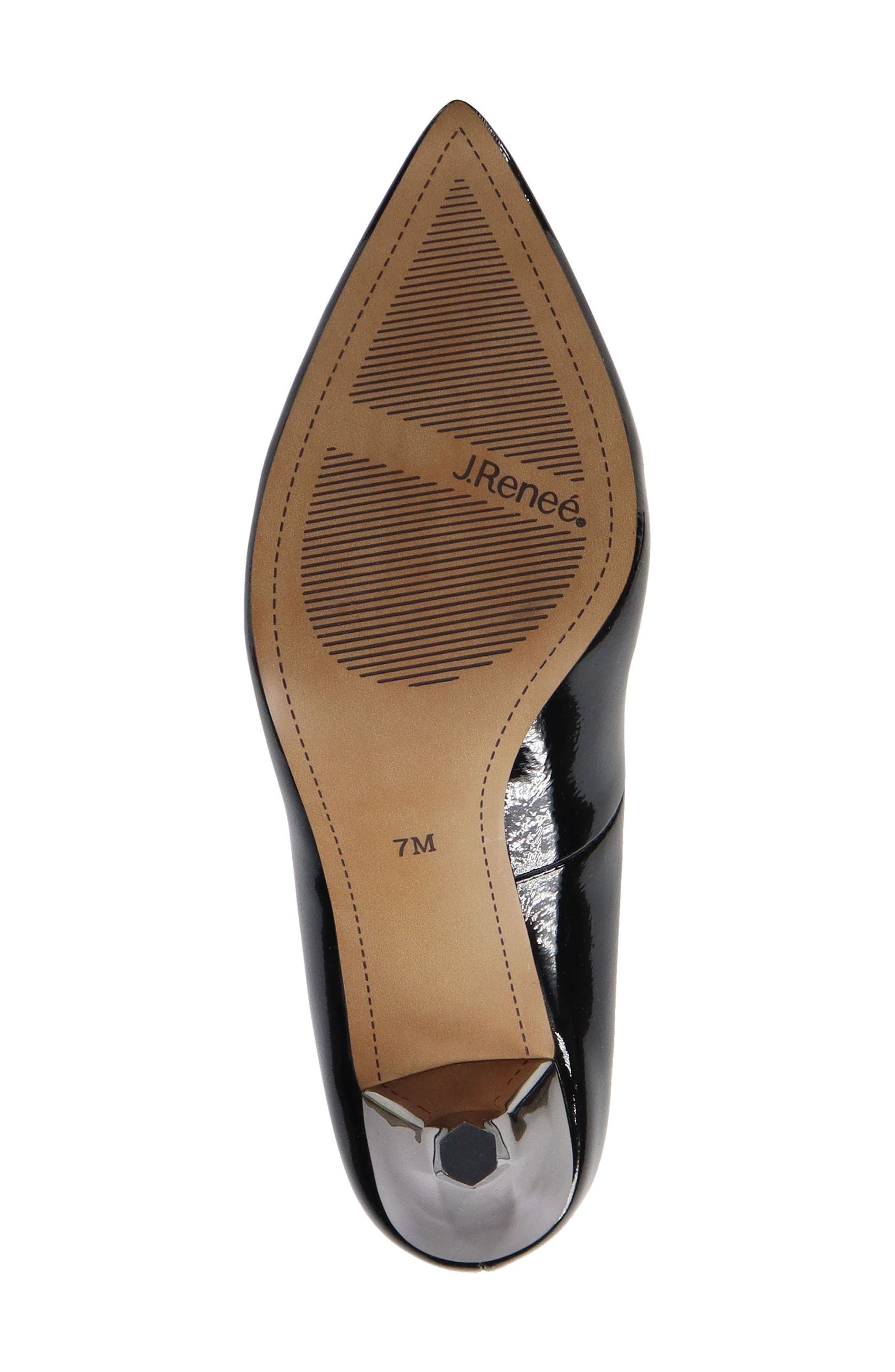 J. Reneé Kanan Pointed Toe Pump, Alternate, color, Black
