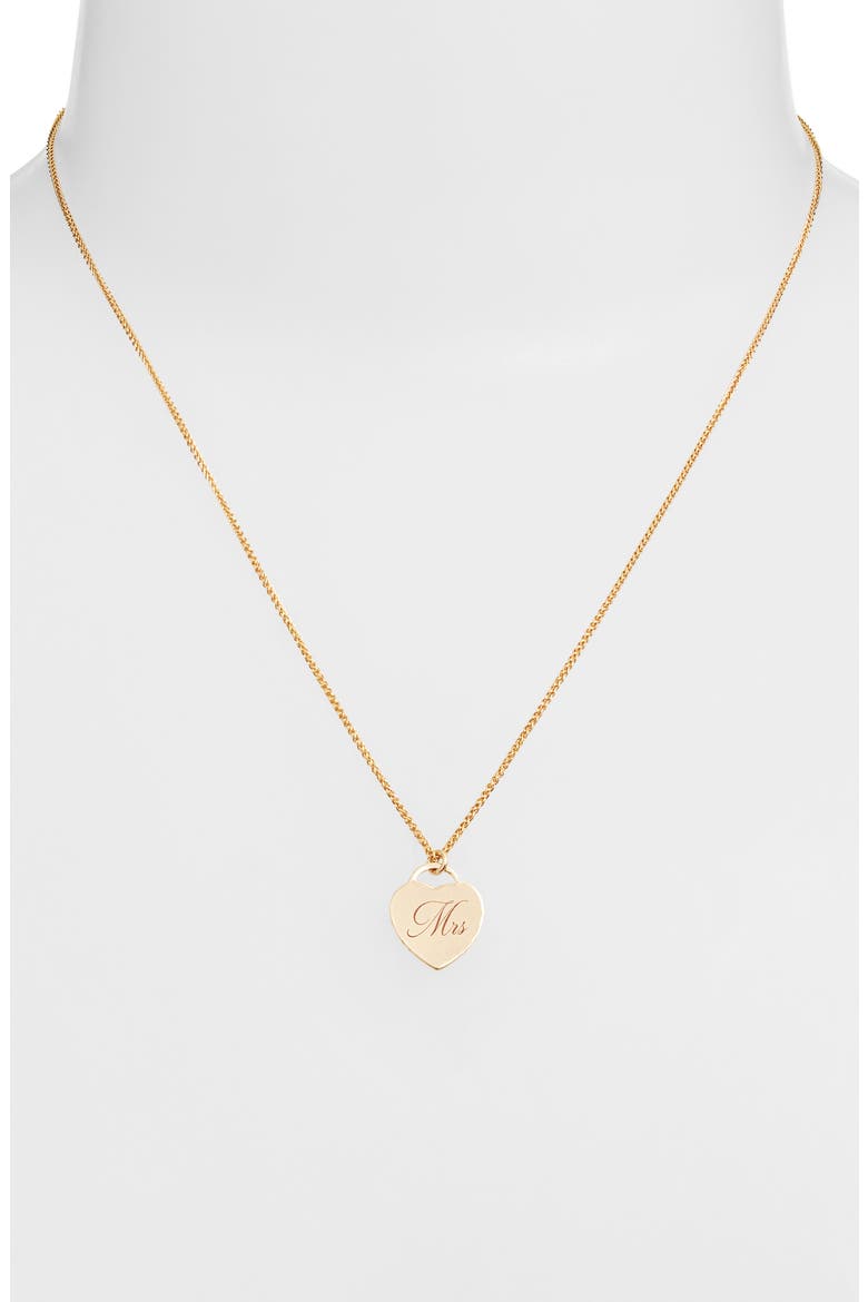 Alice Mrs Pendant Necklace, Alternate, color, GOLD