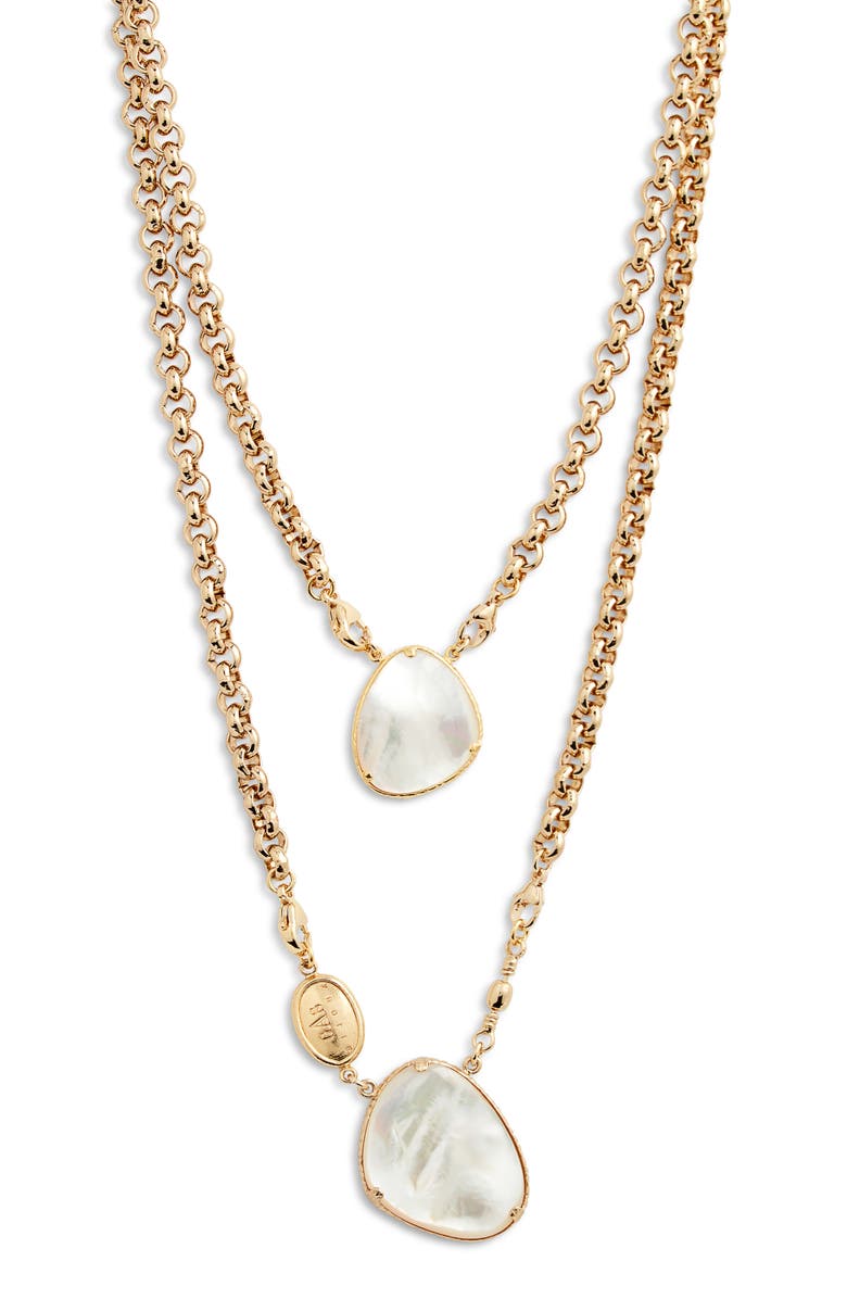 Gas Bijoux Scapulaire Layered Necklace, Alternate, color, 