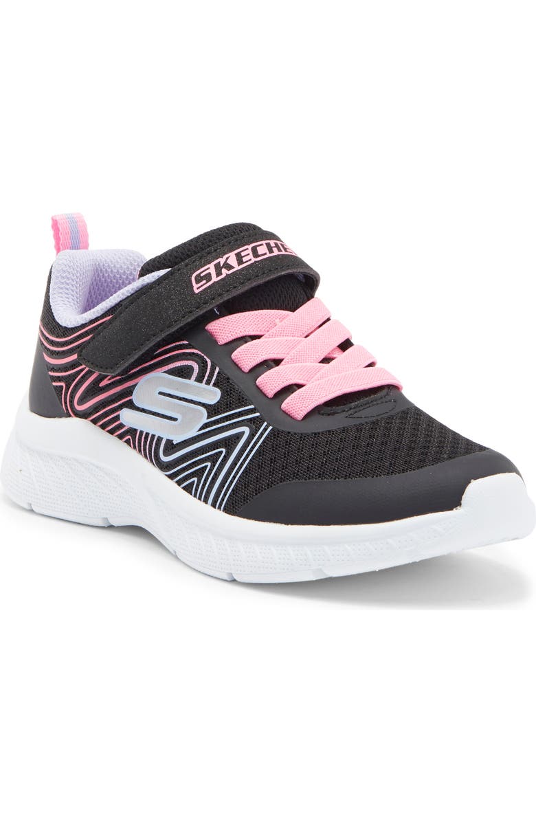 SKECHERS Kids' Microspec Plus Sneaker, Main, color, Black/ Multi