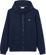 Lacoste Lightweight Cotton Fleece Zip Hoodie