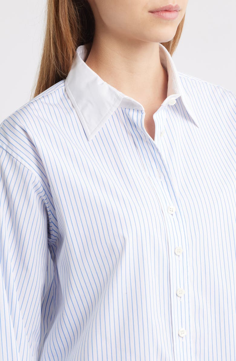 FRAME The Charles Button-Up Shirt, Alternate, color, Oxford Blue Multi